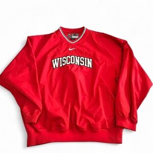 Vintage Nike team pullover Wisconsin men's XL